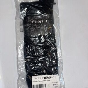 Fashion Nova mens black dress ankle